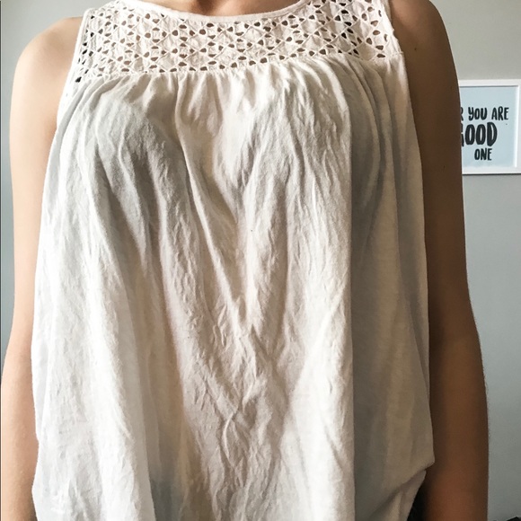 Old Navy Tops - white tank top blouse